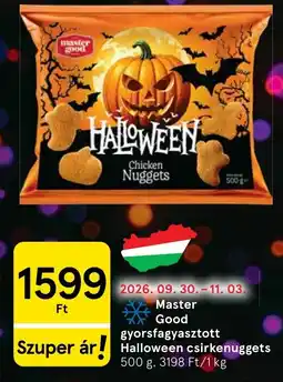 Tesco Master Good gyorsfagyasztott csirke nuggets ajánlat