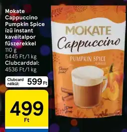 Tesco Mokate cappuccino ajánlat