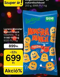 Tesco Lorenz monster munch snack ajánlat