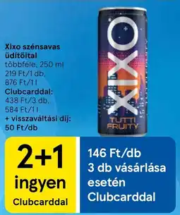 Tesco Xixo szénsavas üdítőital ajánlat