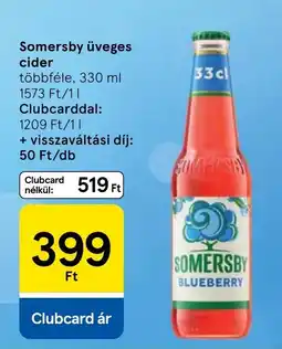 Tesco Somersby üveges cider ajánlat