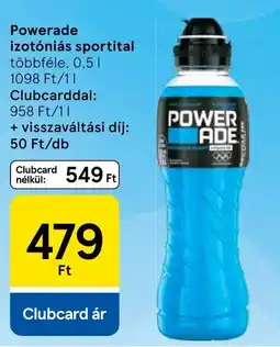 Tesco Powerade izotóniás sportital ajánlat
