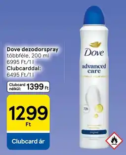 Tesco Dove dezodorspray ajánlat