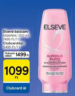 Tesco Elseve balzsam ajánlat