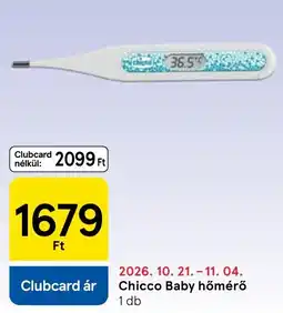Tesco Chicco Baby hőmérő ajánlat