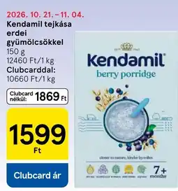 Tesco Kendamil berry porridge ajánlat