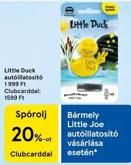 Tesco Little Duck autóillatosító ajánlat