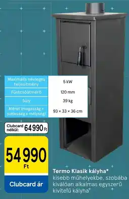 Tesco Termo Klasik kályha ajánlat