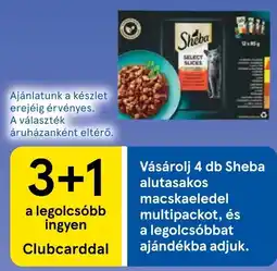 Tesco Sheba alutasakos macskaeledel ajánlat