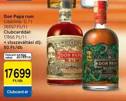 Tesco Don Papa rum ajánlat