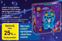 Tesco lego k-pop demon hunters 72537 ajánlat
