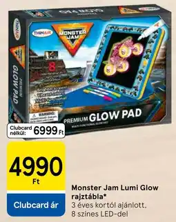 Tesco Monster Jam Lumi Glow rajztábla ajánlat