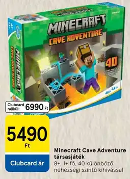 Tesco Minecraft cave adventure ajánlat