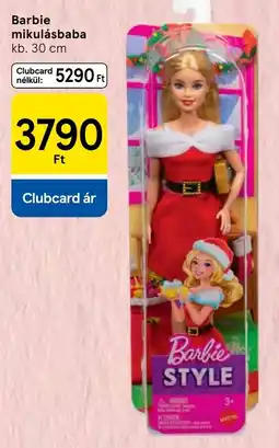 Tesco Barbie mikulásbaba ajánlat