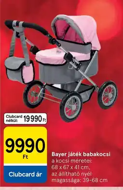 Tesco Bayer játék babakocsi ajánlat