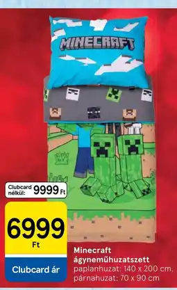 Tesco Minecraft ágyneműhuzatszett ajánlat