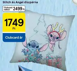Tesco Stitch és Angel díszpárna ajánlat