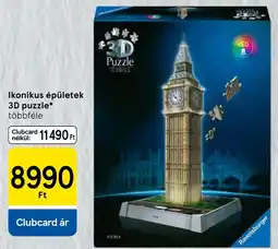 Tesco Ravensburger 3d puzzle ajánlat