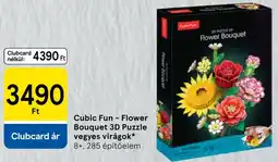 Tesco Cubic Fun flower bouquet 3d puzzle ajánlat
