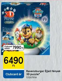 Tesco Ravensburger éjjeli fények 3d puzzle ajánlat