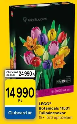 Tesco lego botanicals 11501 tulipáncsokor ajánlat