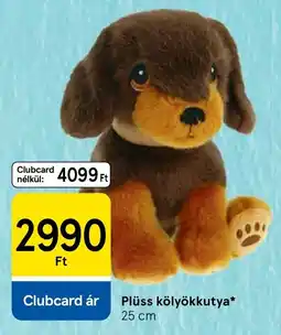 Tesco Plüss kölyökkutya ajánlat