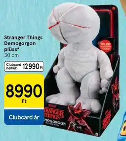 Tesco Stranger Things Demogorgon plüss ajánlat