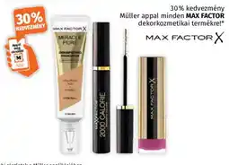 Müller Max Factor dekorkozmetikai termékek ajánlat