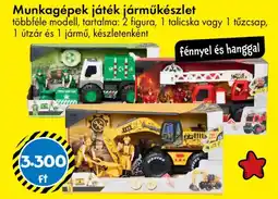 Tedi Munkagépek játék járműkészlet ajánlat