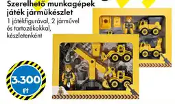 Tedi Szerelhető munkagépek játék járműkészlet ajánlat