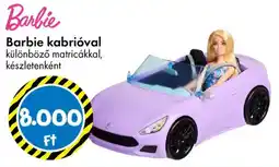Tedi Barbie kabrióval ajánlat