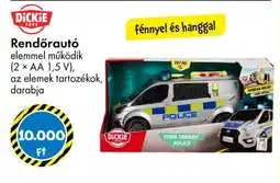 Tedi Dickie rendőrautó ajánlat