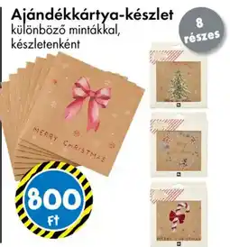 Tedi Ajándékkártya-készlet ajánlat