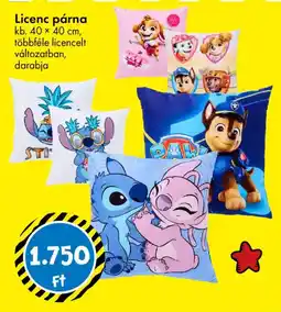Tedi Licenc párna ajánlat