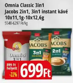 Real Jacobs 3in1 instant kávé ajánlat