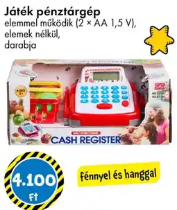 Tedi Játék pénztárgép ajánlat