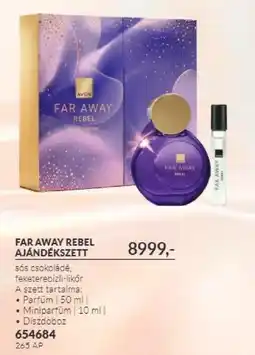 AVON Far Away rebel ajándékszett ajánlat