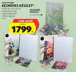 ALDI Home Creation kézműves készlet ajánlat