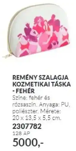 AVON Remény szalagja kozmetikai táska -fehér ajánlat