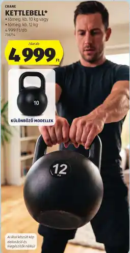 ALDI Crane kettlebell ajánlat