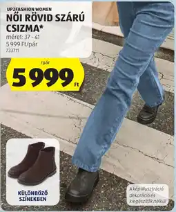ALDI Up2fashion Women női rövid szárú csizma ajánlat