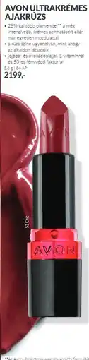 AVON Avon ultrakrémes ajakrúzs ajánlat