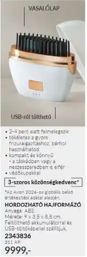 AVON Avon hordozható hajformázó ajánlat