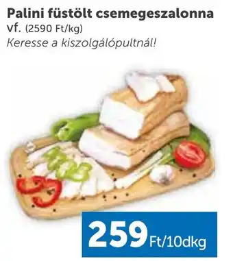 Palini füstölt csemegesalonna