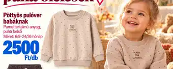 Pöttyös pulóver babáknak