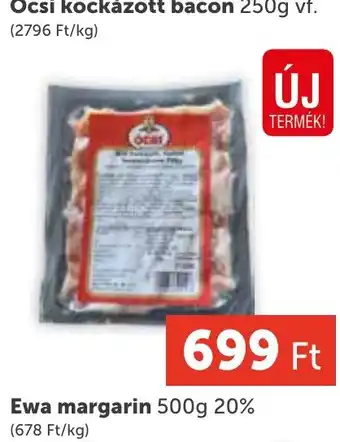 Ocsi kockazott bacon