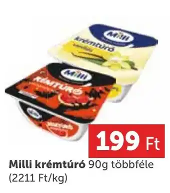 Milli krémtúró