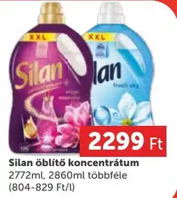 PRIVÁT Silan öblítő koncentrátum ajánlat