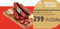 PRIVÁT Kostelec füstölt páros kolbász ajánlat