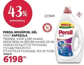 Persil mosópor, gél vagy kapszula